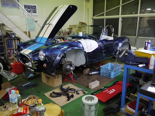 ＳＨＥＬＢＹ　ＣＯＢＲＡ　ＣＳＸ４０００　マフラー製作①。