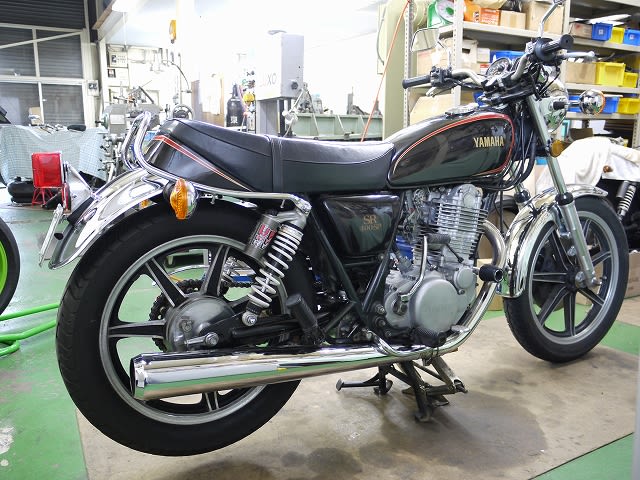 Ｓｎｒ様、　ヤマハＳＲ４００の作業。　その①。